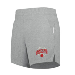 Lancers VB Club Holloway Ladies Ventura Soft Knit Shorts-Grey Heather