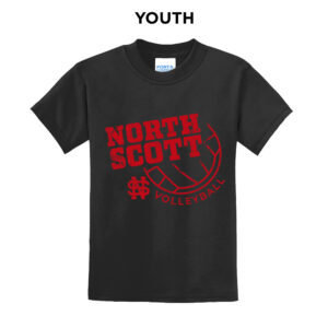 Lancers VB Club Youth Short Sleeve Tee-Black