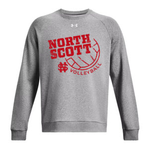 Lancers VB Club Adult Under Armour UA Rival Fleece Crewneck Sweatshirt-Castlerock