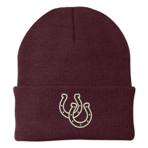 Owen Athletics Port Company Knit Cap with cuff-Maroon