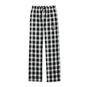 Owen Athletics District Women Flannel Plaid Pant-Black/White Buffalo