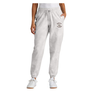 Owen Athletics Port and Company Ladies Beach Wash Cloud Tie Dye Sweatpant-Dove Grey