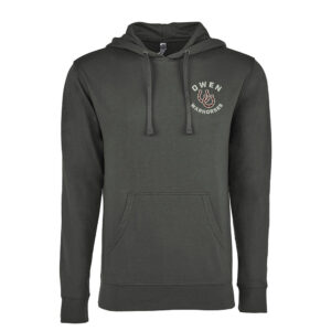 Owen Athletics Next Level Apparel Unisex Laguna French Terry Pullover Hooded Sweatshirt-Heavy metal