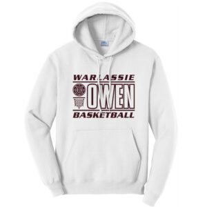 Owen Athletics Unisex Fleece Hooded Sweatshirt-White