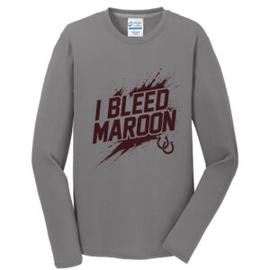 Owen Athletics Men Long Sleeve Essential Blended Performance Tee-Medium Grey