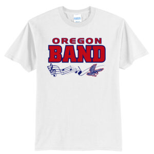 Oregon Band Unisex Short Sleeve Tee-White