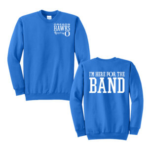 Oregon Band Unisex Fleece Crewneck Sweatshirt-Royal