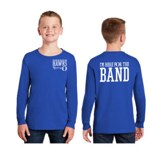 Oregon Band Youth Cotton Long Sleeve Tee-Royal