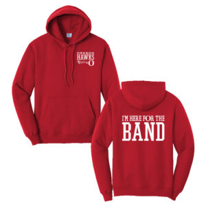 Oregon Band Unisex Fleece Hooded Sweatshirt-Red