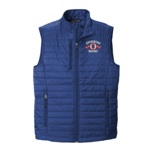 Oregon Band Port Authority Packable Puffy Vest Men-Cobalt Blue