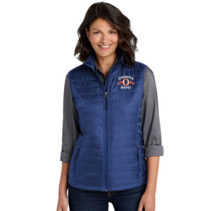 Oregon Band Port Authority Ladies Packable Puffy Vest-Cobalt Blue