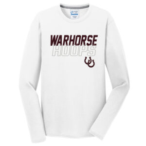 Owen BB Men Long Sleeve Essential Blended Performance Tee-White