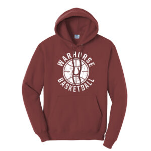 Owen BB Unisex Fleece Hooded Sweatshirt-Maroon