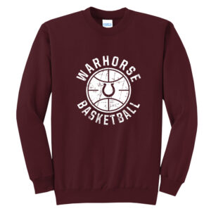Owen BB Unisex Fleece Crewneck Sweatshirt-maroon
