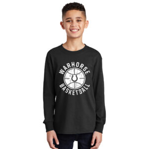 Owen BB Youth Cotton Long Sleeve Tee-Black