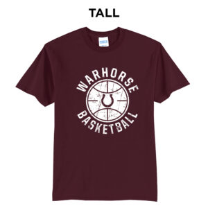 Owen BB Tall Cotton Short Sleeve Tee-Maroon