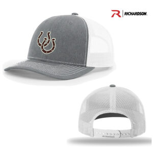 Owen Richardson Pro Mesh Adjustable Trucker Cap Split-Heather Grey/White
