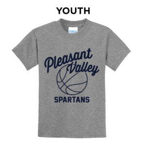 PV Girls BB Youth Short Sleeve Tee-Athletic Heather