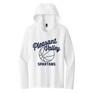 PV Girls BB Men Perfect Triblend Long Sleeve Hoodie Tee-White