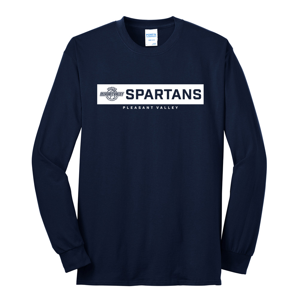 PV Girls BB Unisex Long Sleeve Tee-Navy