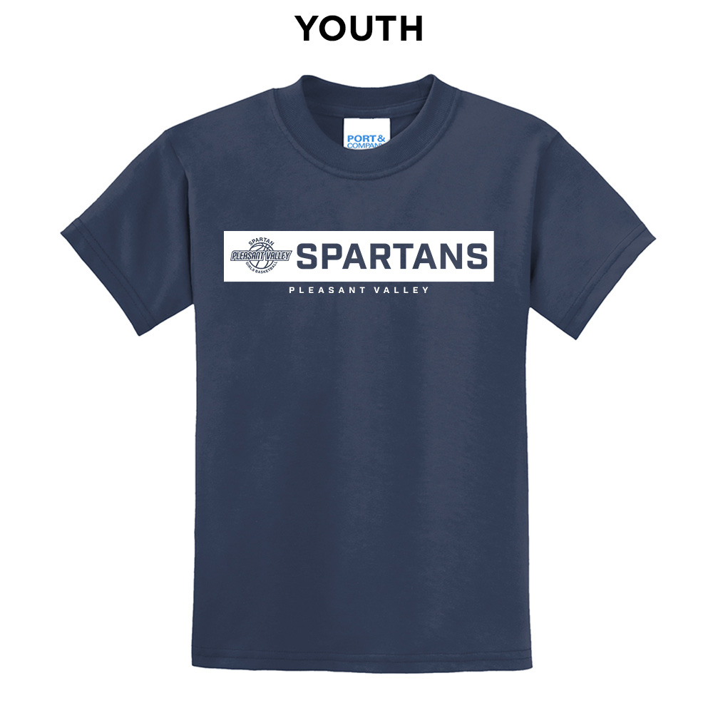 PV Girls BB Youth Short Sleeve Tee-Navy