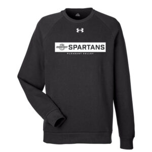 PV Girls BB Under Armour UA Rival Fleece Crewneck Sweatshirt Adult-Black