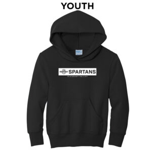 PV Girls BB Youth Hooded Sweatshirt-Black (YM-YXL)