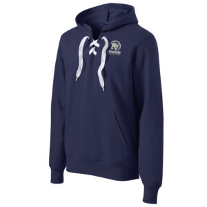 PV Boys Soccer Sport Tek Lace up pullover hooded sweatshirt Unisex-True Navy