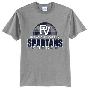 PV Boys Soccer Unisex Short Sleeve Tee-Athletic heather