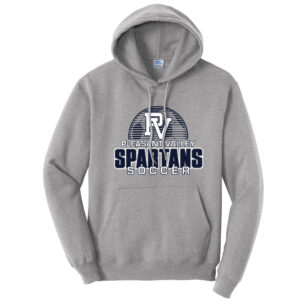 PV Boys Soccer Unisex Fleece Hooded Sweatshirt-Athletic heather
