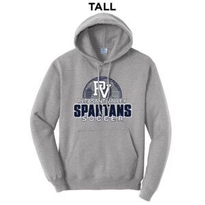 PV Boys Soccer Tall Fleece Hooded Sweatshirt-Athletic Heather