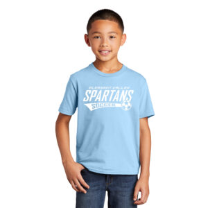 PV Boys Soccer Youth Fan Favorite Short Sleeve Tee-Light Blue