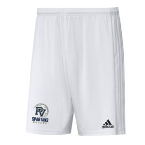 PV Boys Soccer Adidas SQUADRA 21 3-stripe soccer shorts – WHITE/white