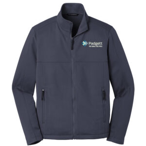 Padgett Port Authority Men Collective Smooth Fleece Jacket-Navy