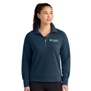 Padgett OGIO Women’s Luuma 1/2-Zip-River Blue Navy