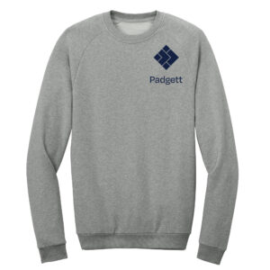Padgett District Cloud Fleece Crew unisex-Heather Steel