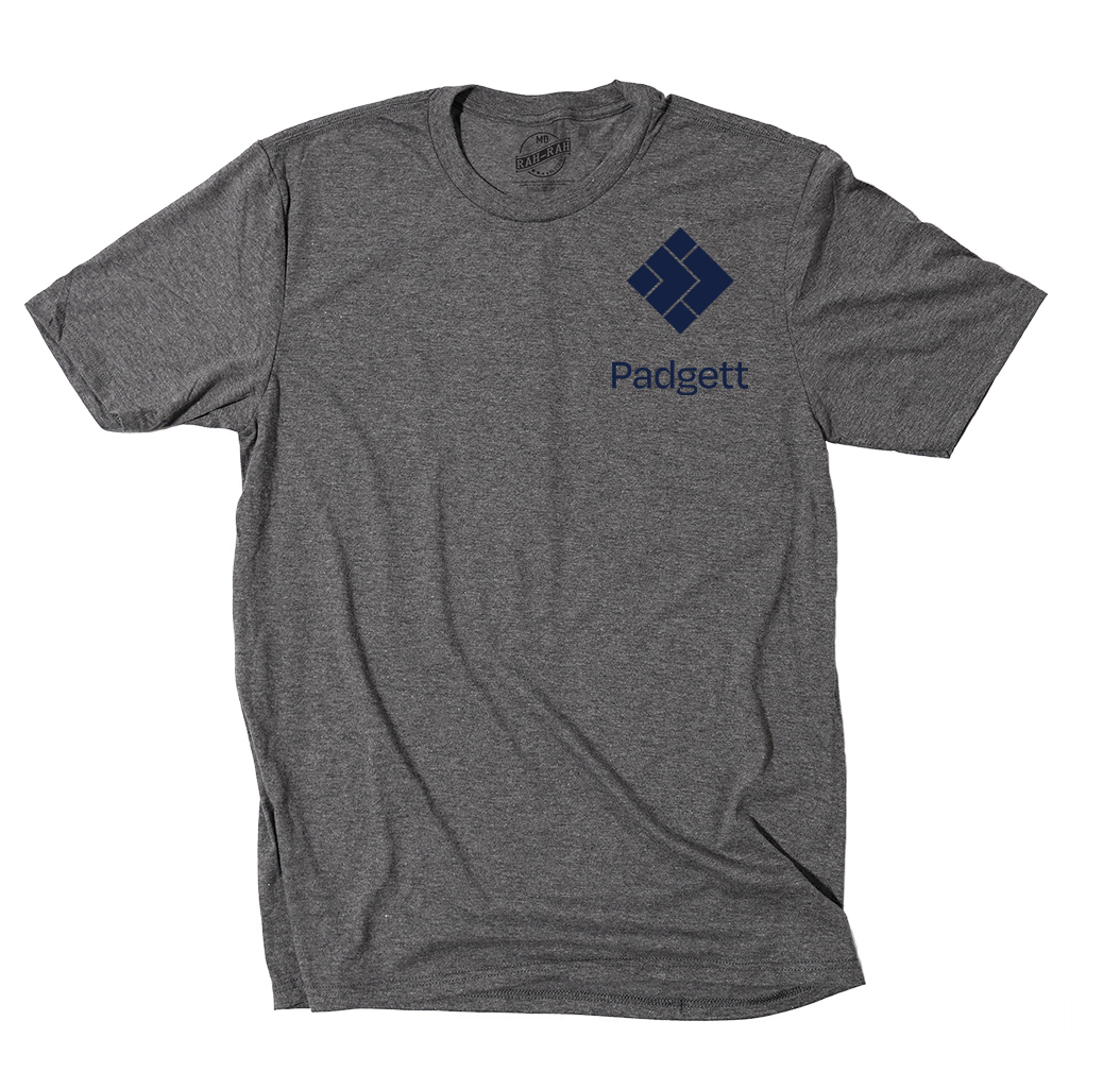 Padgett Unisex Premium Short Sleeve Tee-Grey Frost
