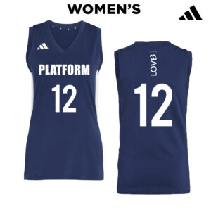 01. Platform Elite adidas Women’s Quickset Sleeveless Jersey-Navy