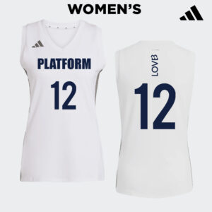 03. Platform Elite adidas Women’s Quickset Sleeveless Jersey-White