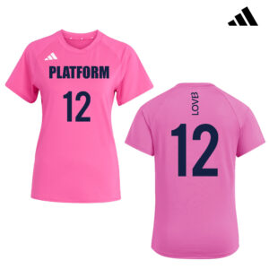 03. Platform Elite adidas HiLo Short Sleeve Jersey-Team Shock Pink