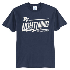 PV Lightning Youth BB Unisex Short Sleeve Tee-Navy