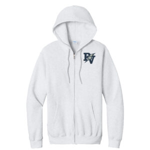 PV Lightning Youth BB Unisex Classic Full-Zip Hooded Sweatshirt-Ash