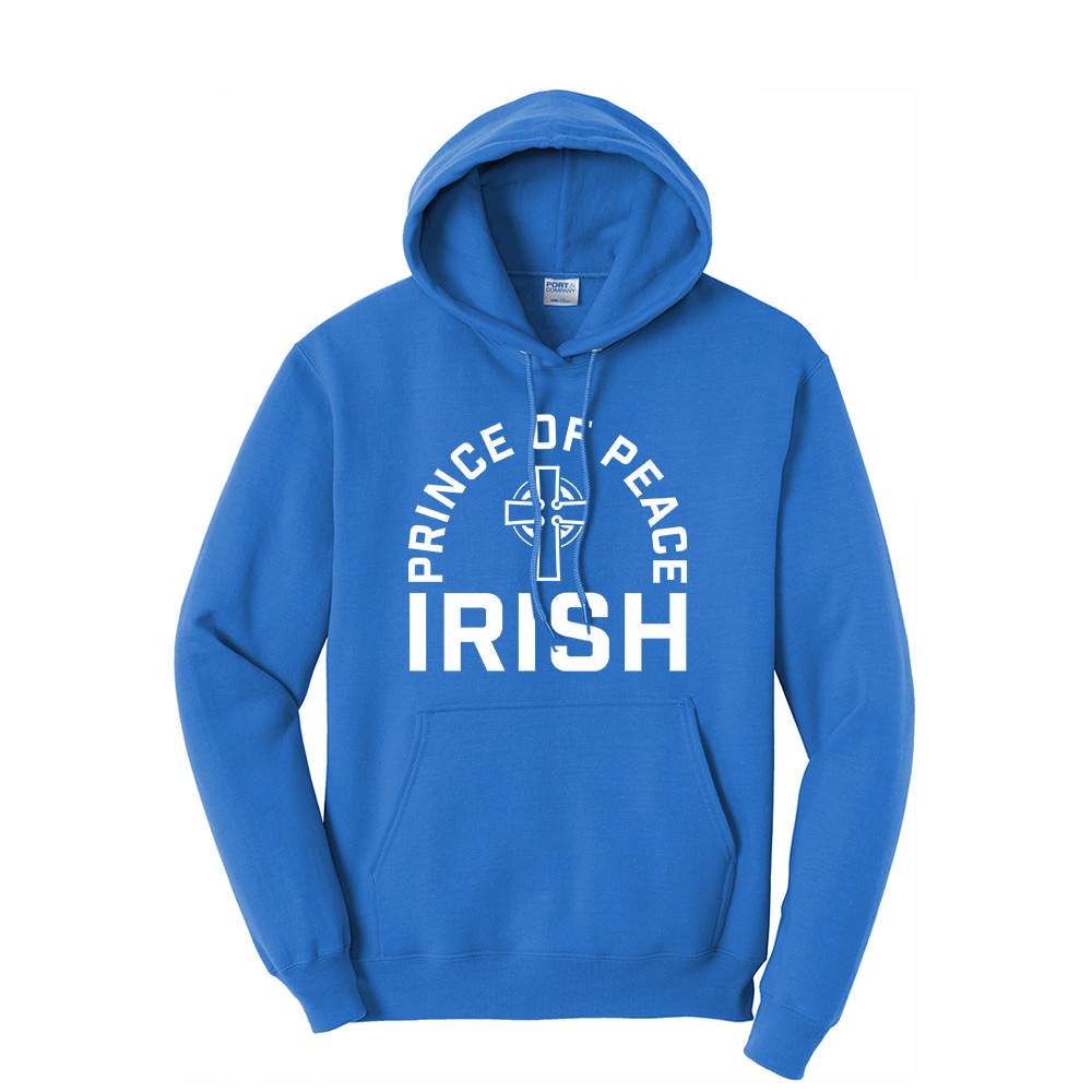Prince of Peace Unisex Basic Hooded Sweatshirt-Royal