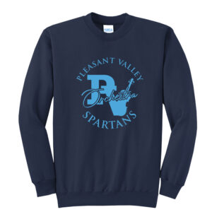 PV Orchestra Unisex Fleece Crewneck Sweatshirt-Navy