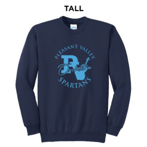 PV Orchestra Tall Fleece Crewneck Sweatshirt-Navy