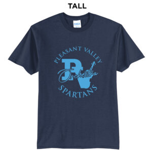 PV Orchestra Tall Cotton Short Sleeve Tee-Navy