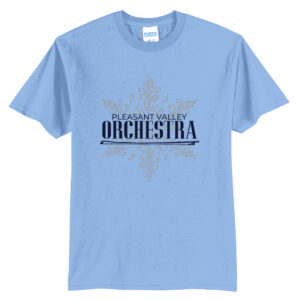 PV Orchestra Unisex Short Sleeve Tee-Light Blue