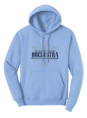 PV Orchestra Unisex Basic Hooded Sweatshirt-Light Blue