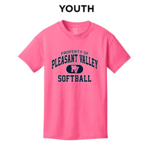 PV SB Youth Short Sleeve Tee-Neon Pink