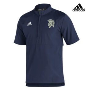 PV SB Adidas Sideline 21 woven Light Weight short sleeve 1/4 zip pullover-Team Navy